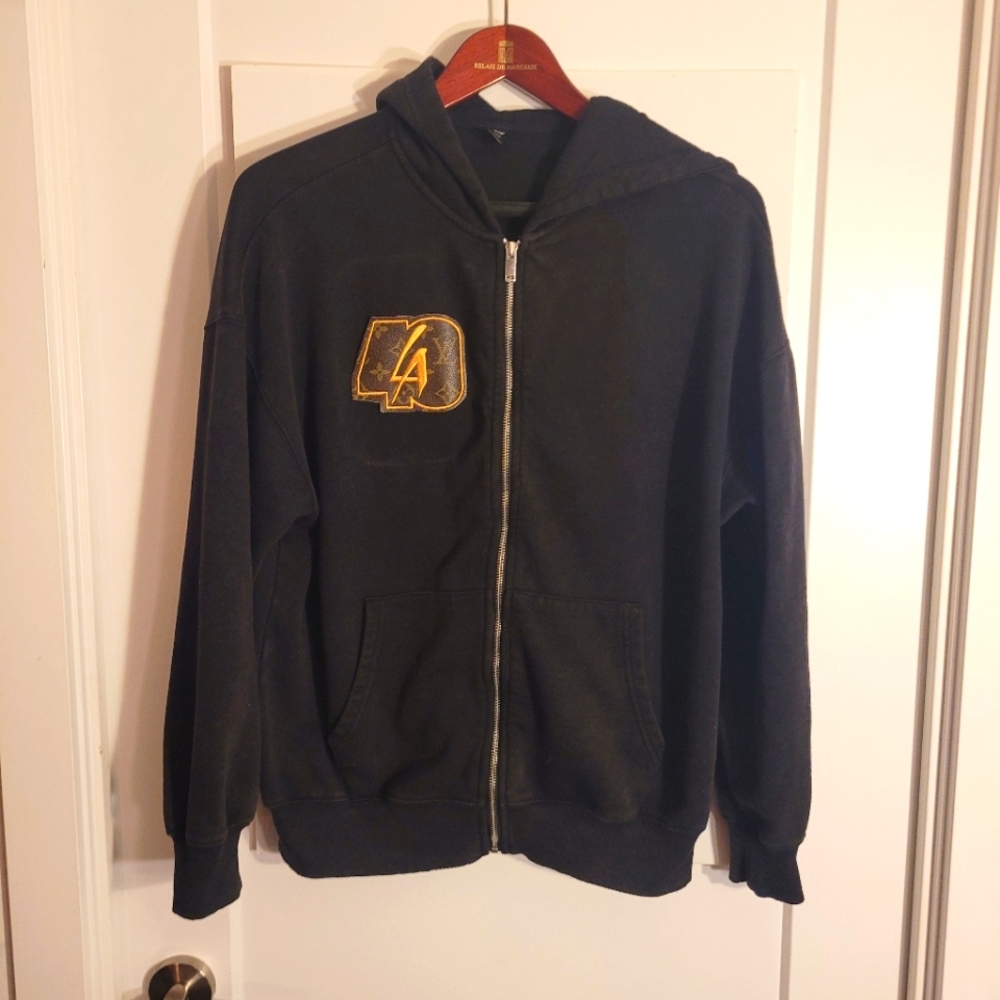 LA40 designer custom zipper hoodie sweater,  XS - S